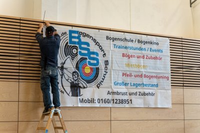 Aufbau Jubiläumsturnier 50 Jahre