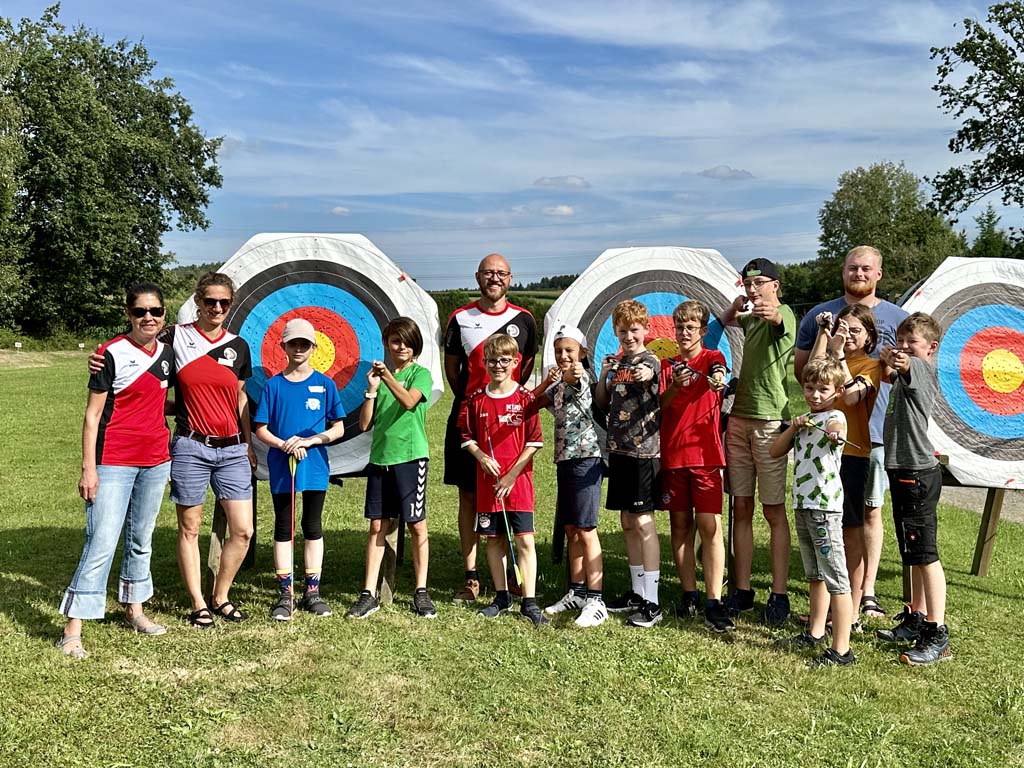 Gruppenfoto Ferienprogramm Hebertsfelden 2024